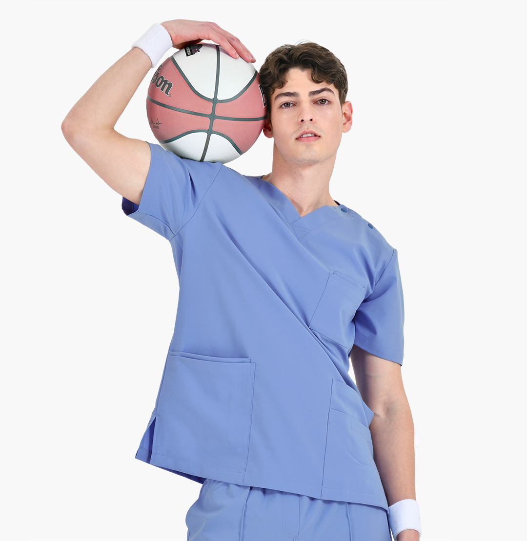 20203 EASYLIGHT 男女通用刷手服 海王星藍