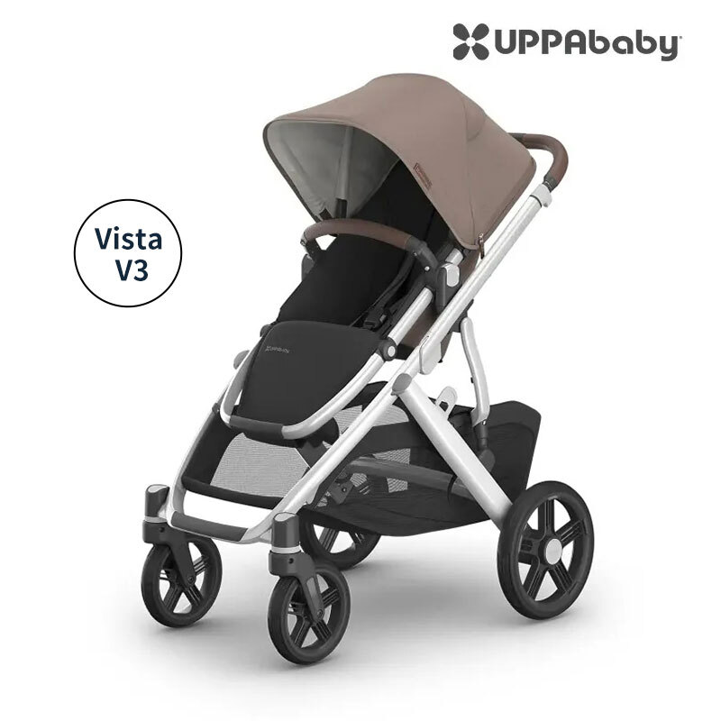 UPPAbaby - Vista V3單座位嬰兒車 (Theo 可可灰,6個月起可用)