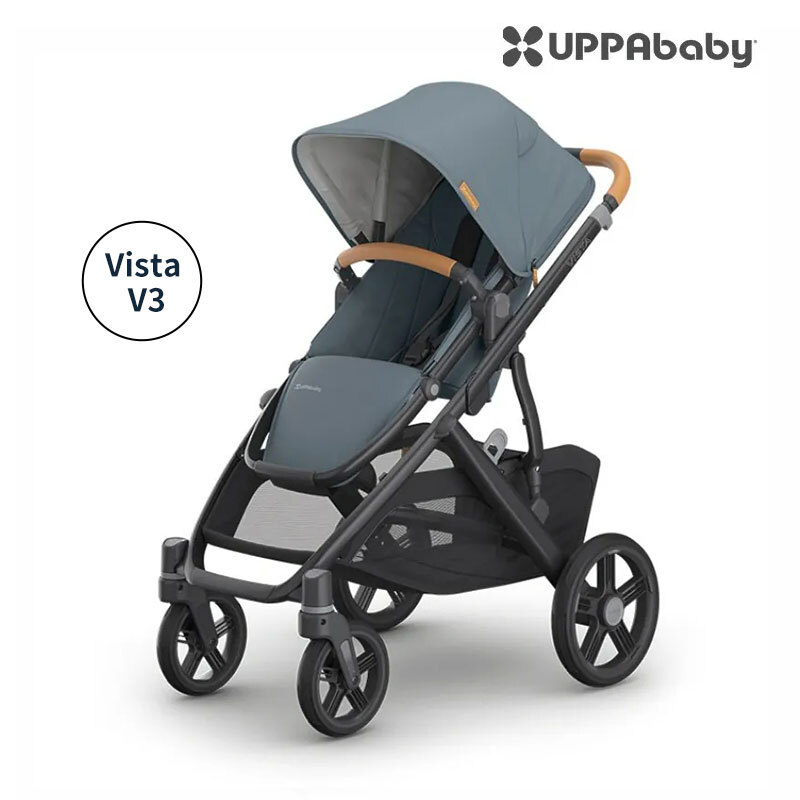 UPPAbaby - Vista V3單座位嬰兒車 (Dillan 霧霾藍,6個月起可用)