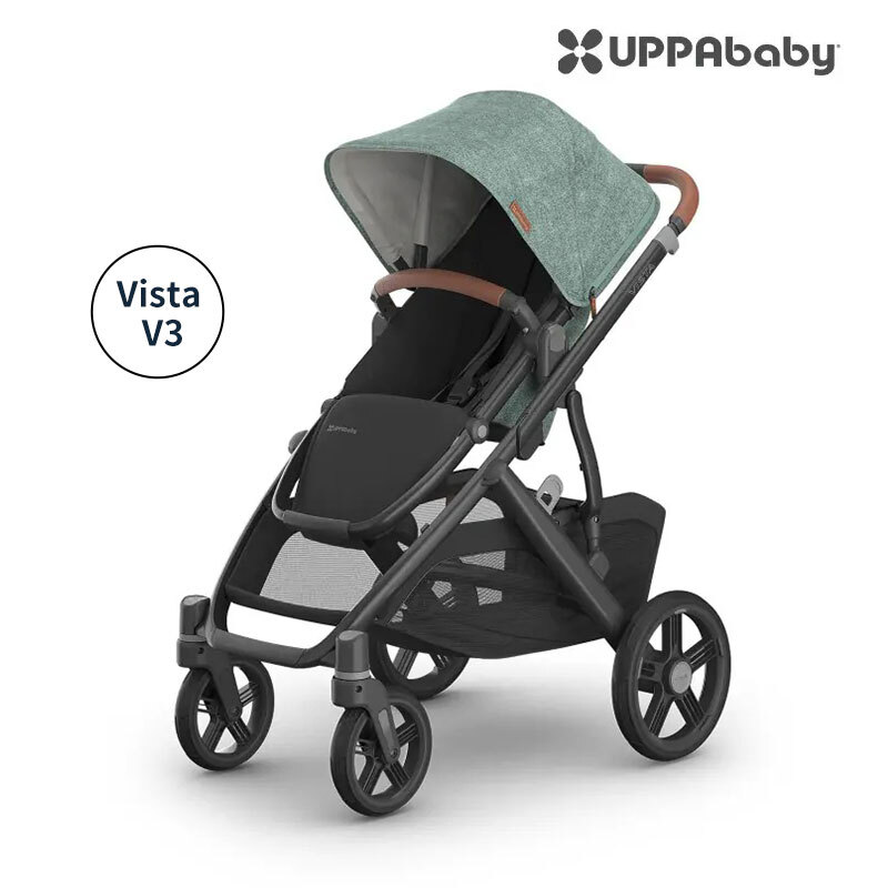 UPPAbaby - Vista V3 單座位嬰兒車 (Gwen 灰湖綠,6個月起可用)