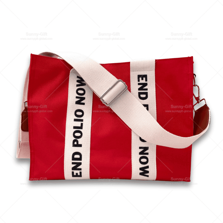 Rotary “END POLIO” Theme Canvas Tote