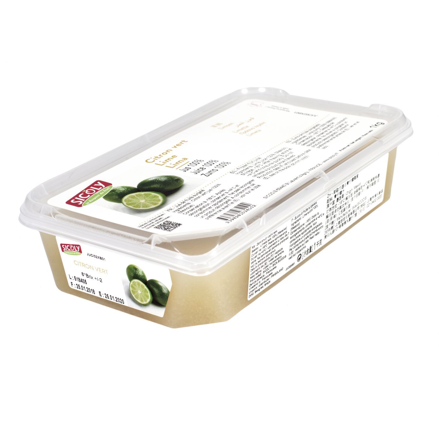 SICOLY 青檸檬冷藏果茸 ~(1KG)