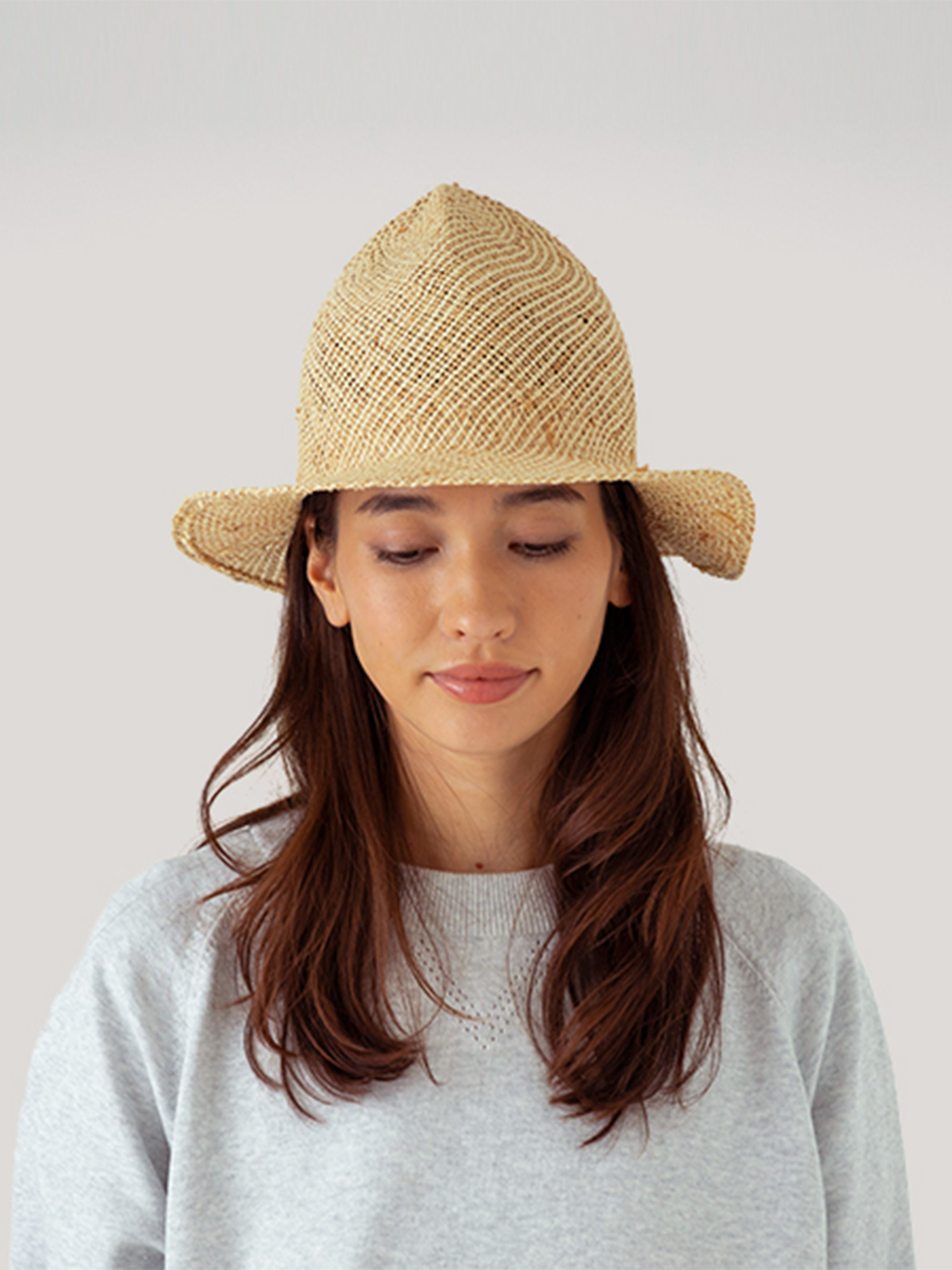 SUBLIME CLASH RAFFIA HAT 編織帽