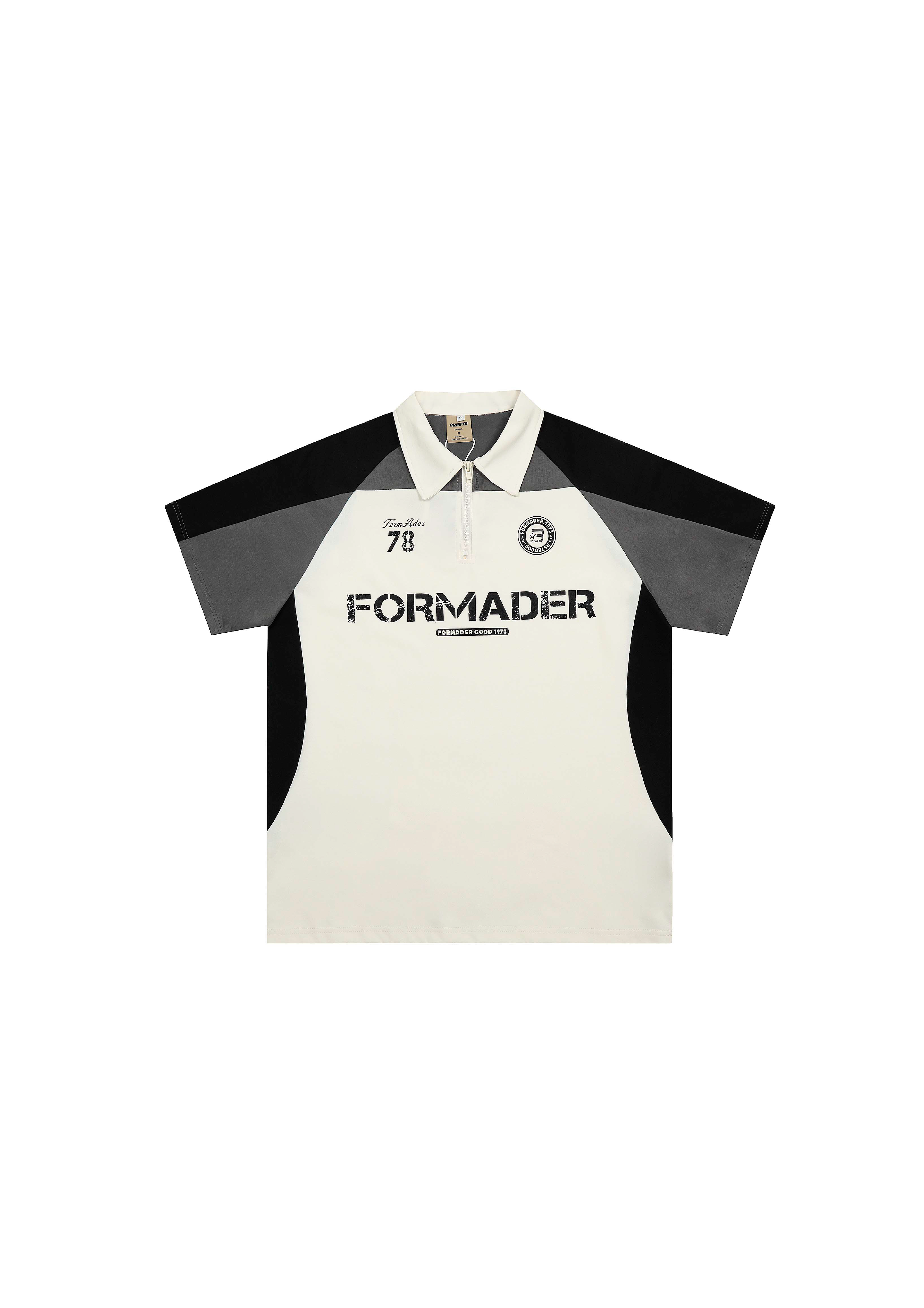 - SIMPLEACTION - 美式FORMADER拼接短袖上衣