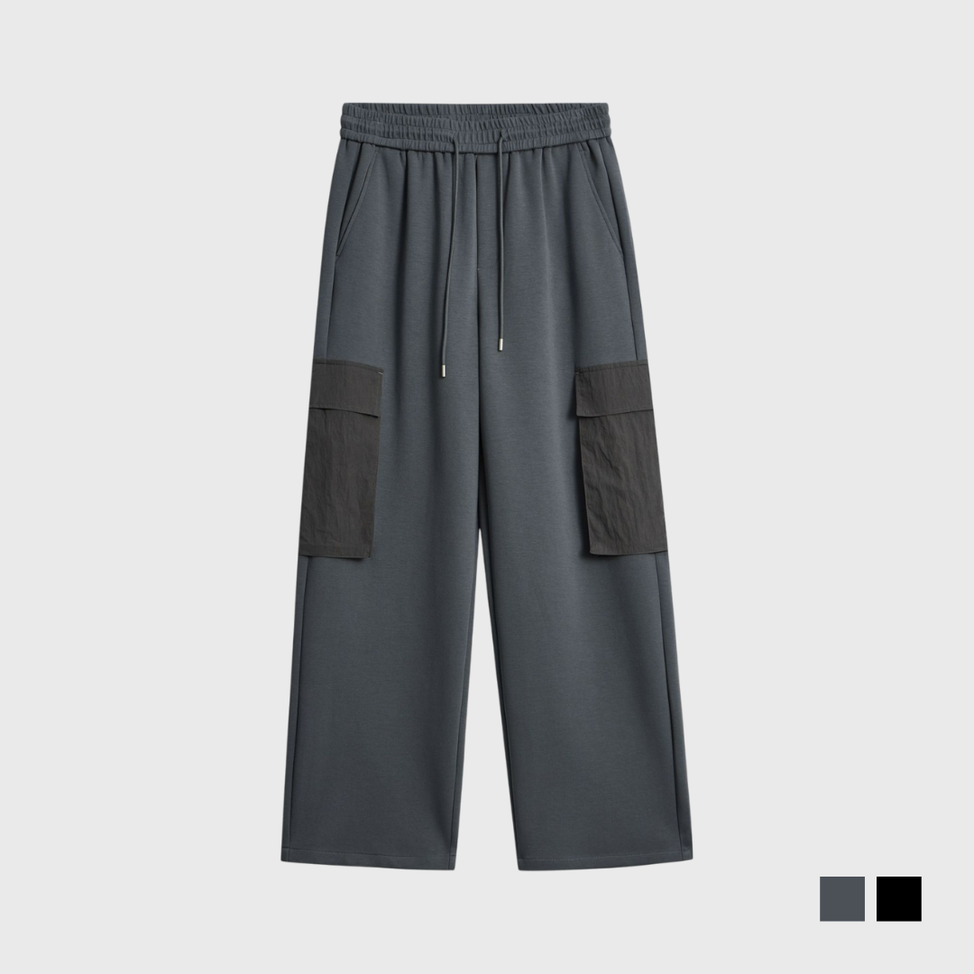 尼龍大口袋棉褲