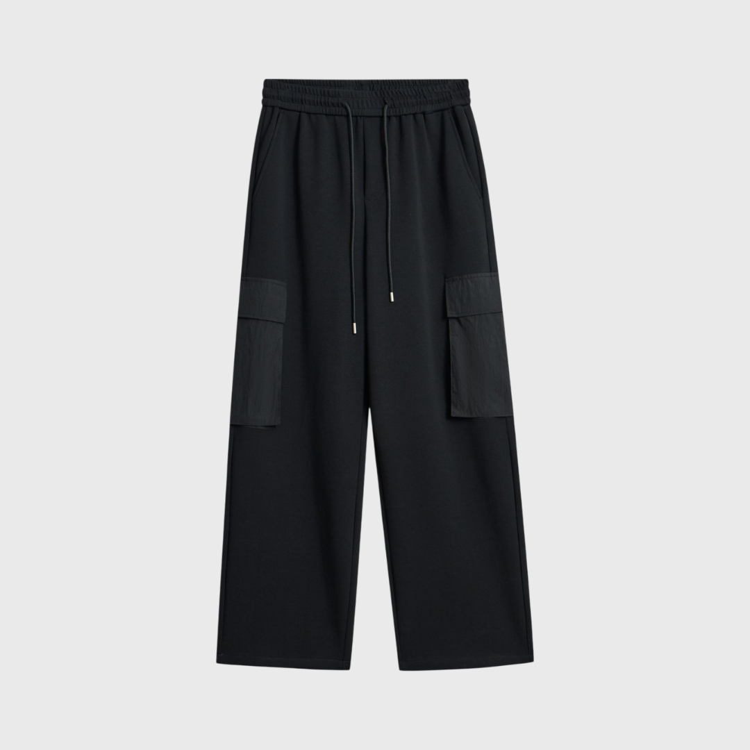 尼龍大口袋棉褲