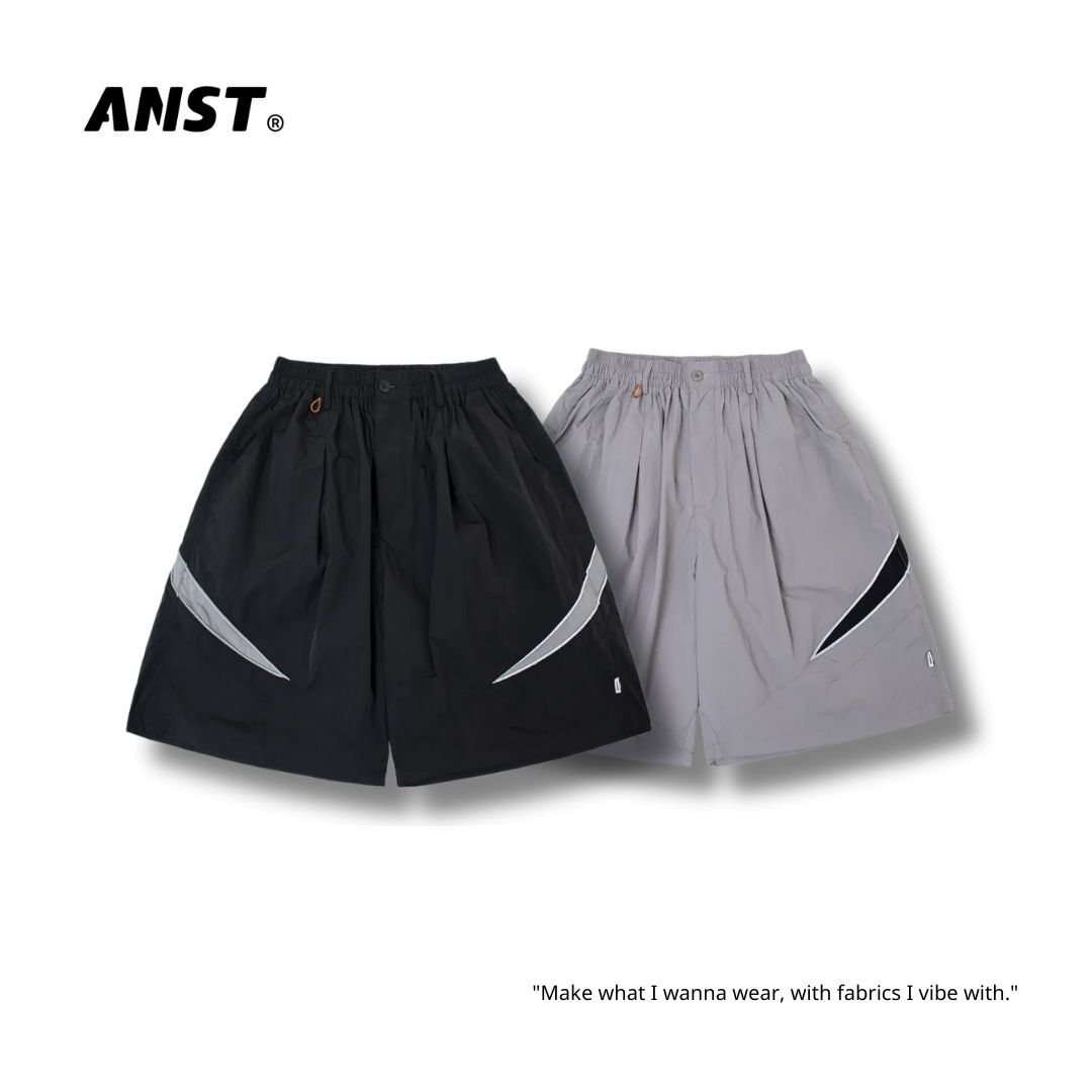 "現貨" ANST 側拼接反光短褲