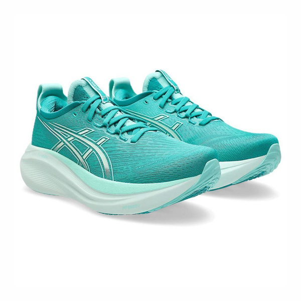 Asics Gel-nimbus 27 1012B753-400 女 慢跑鞋 彈力 支撐 緩震 綠 白