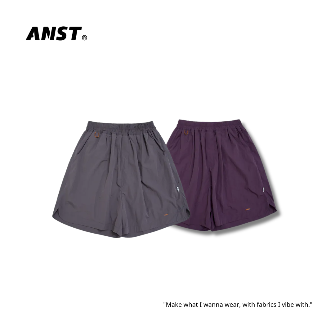 "現貨" ANST LOGO刺繡短褲 ST.56