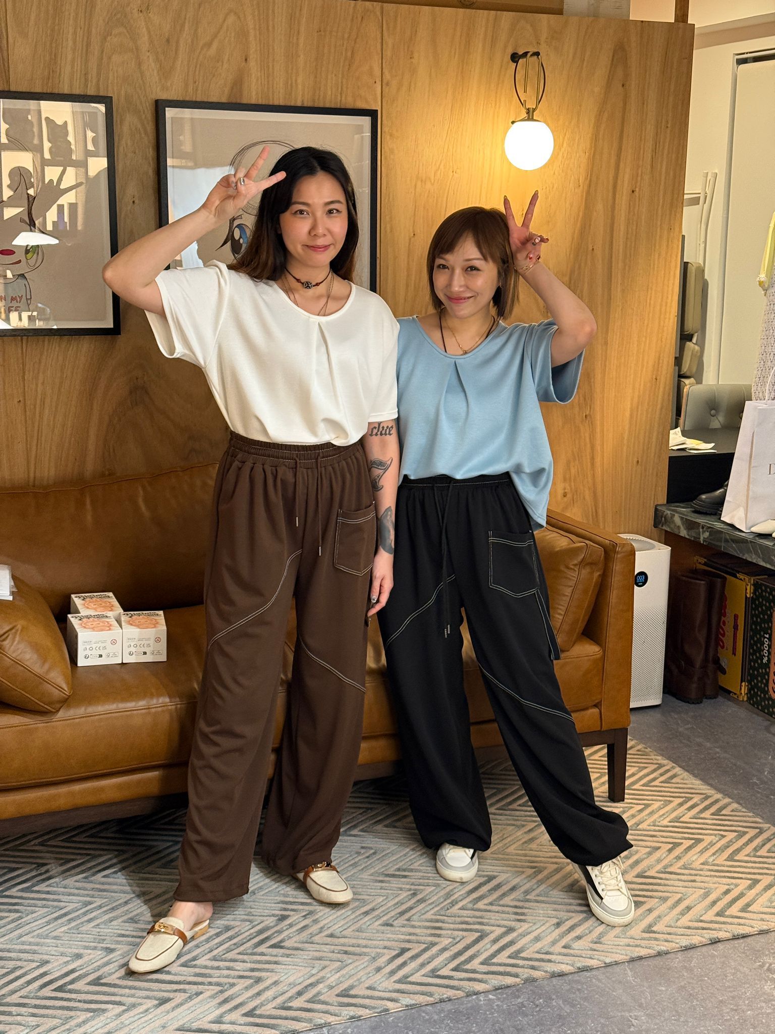 NC4326 內褶公主Top - 藍色