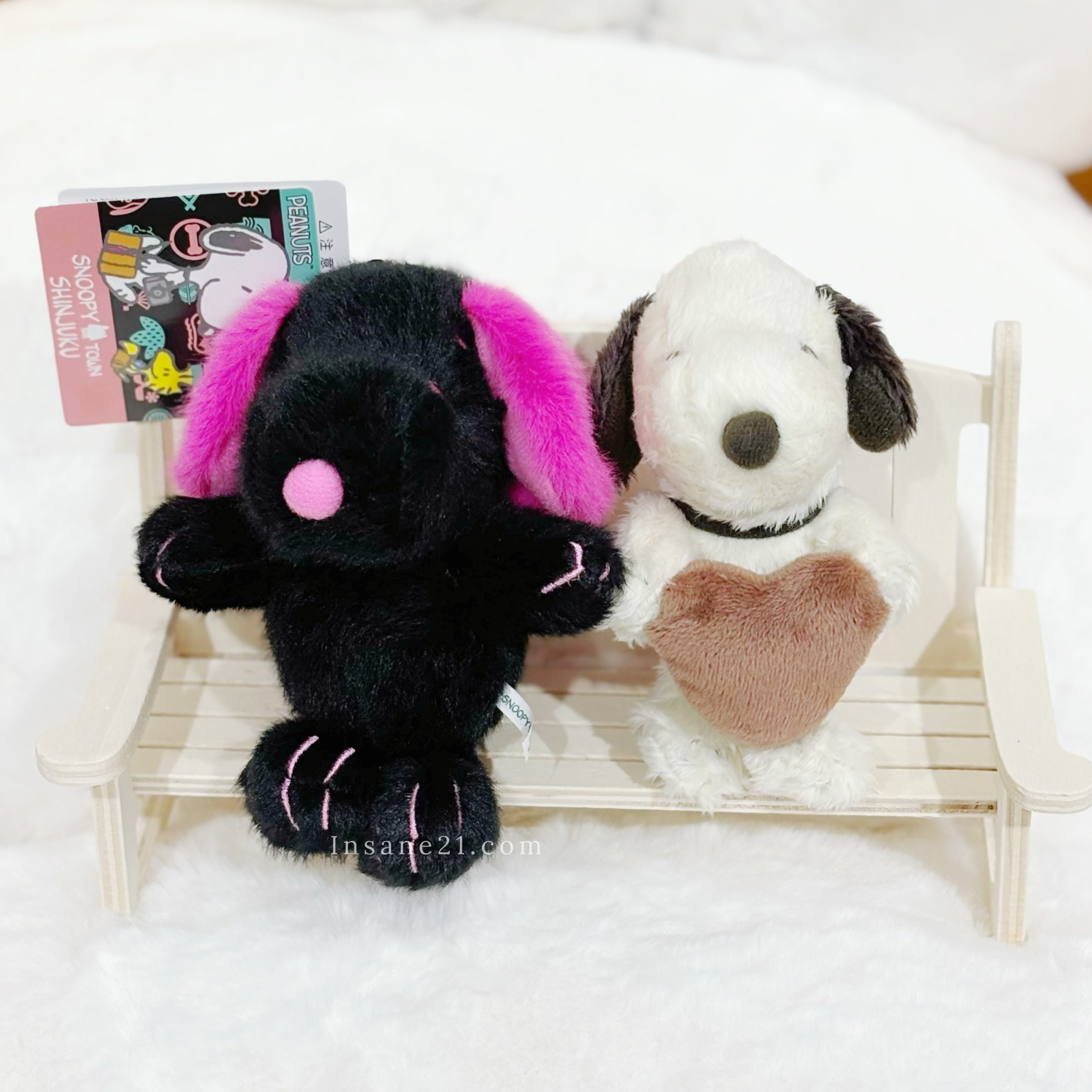 PEANUTS SNOOPY 史努比 蝴蝶結 愛心 造型 毛絨吊飾