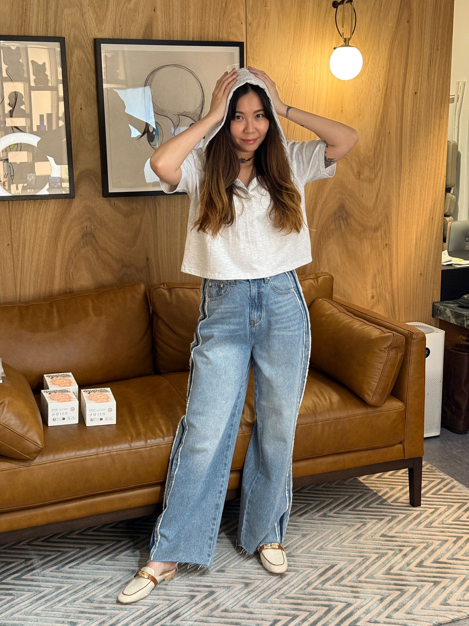 NC4310 流蘇邊牛仔褲