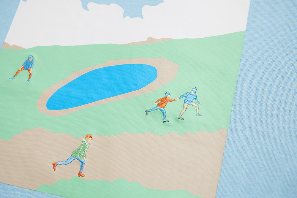 [Empty Cones] Run around Jiaming Lake T-shirt