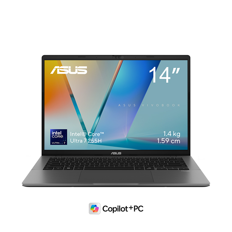 ASUS Vivobook S14 14" (Intel Ultra 7-255H, 16GB+1TB SSD) S3407CA-MG7033W