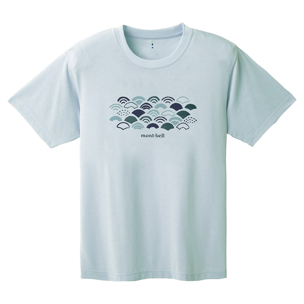 Montbell Wickron Tee Wave Pattern 透氣快乾 T-Shirt 1114747