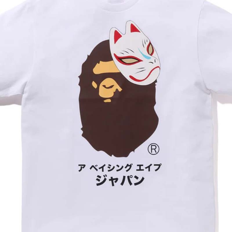 Bape Japanese Fox Mask Tee 短袖 白色 BAPE-440 [台灣現貨]