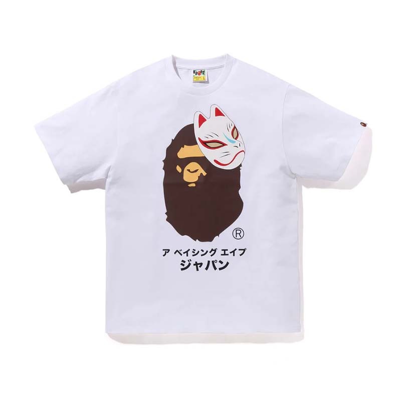 Bape Japanese Fox Mask Tee 短袖 白色 BAPE-440 [台灣現貨]