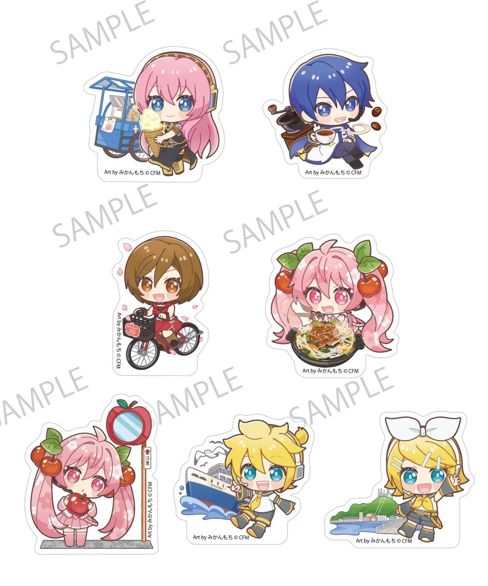 預購-「櫻未來×弘函」 極厚！Q版壓克力飾牌 2025 系列 【日本進口精品】