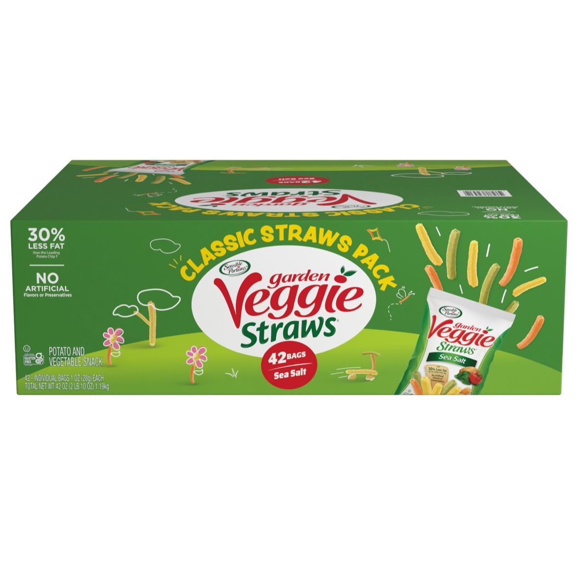 【直播】Garden Veggie LL051629  脆脆蔬菜條 (1箱42包)