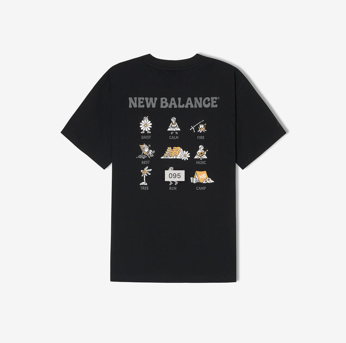 Tシャツ・カットソー New Balance UNI NB BOY Picnic Festival Short Sleeve T5FT2235 韓國New Balance UNI NB BOY Picnic男女裝短袖T恤