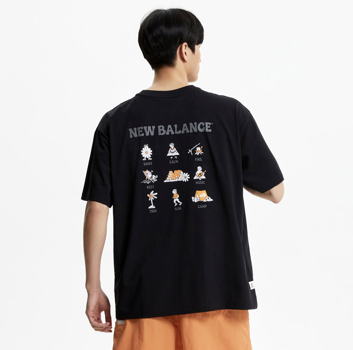【New Balance】UNI NB BOY PICNIC CONTENT★Tシャツ 韓國New Balance UNI NB BOY Picnic Content 男女裝短袖T恤