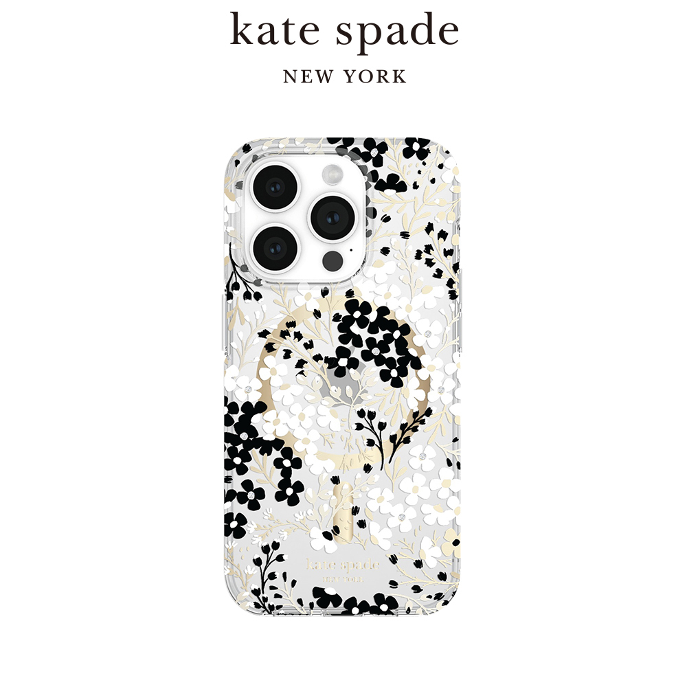 【kate spade】iPhone 15系列/16e MagSafe 精品手機殼 神秘叢林