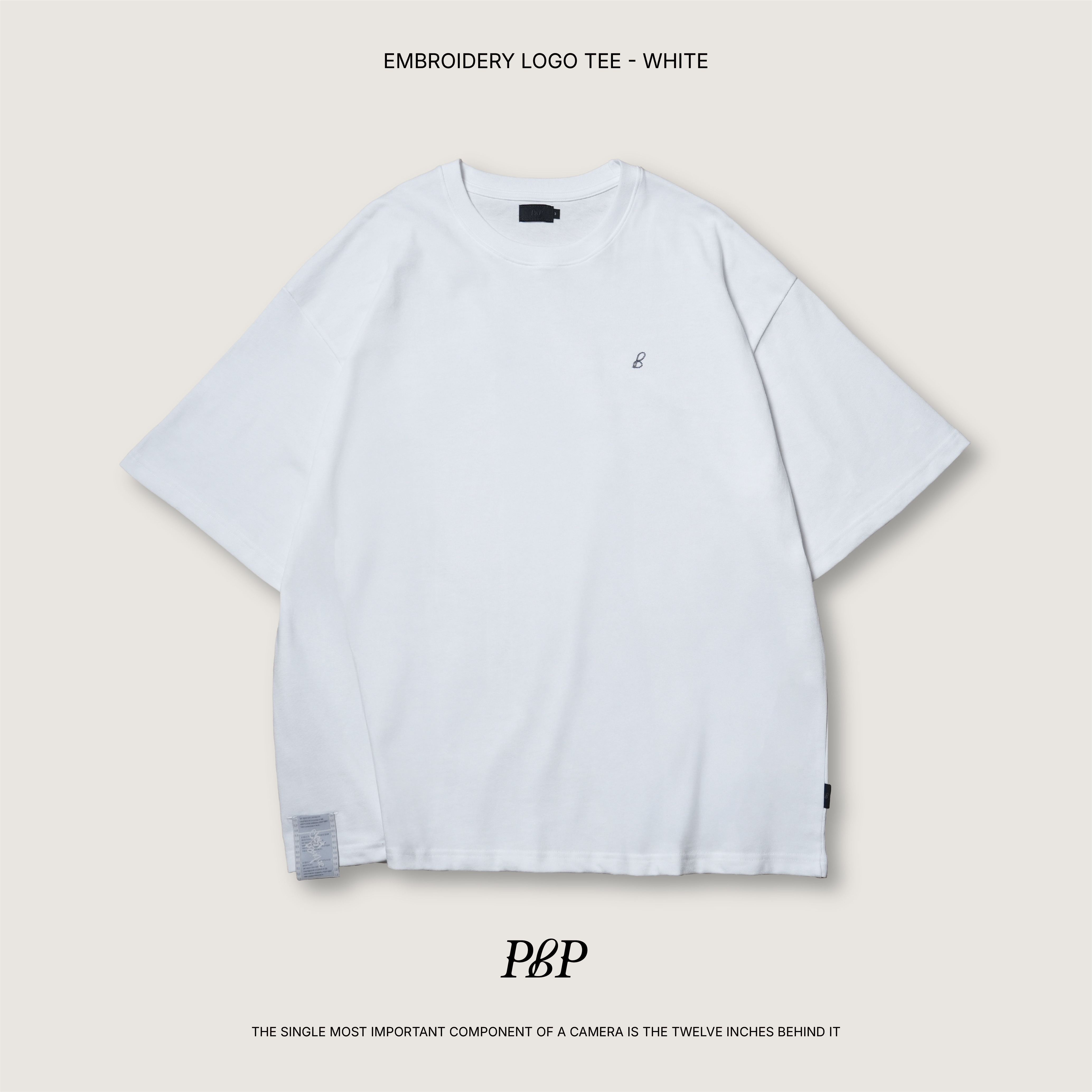 P.B.P EMBROIDERY LOGO TEE