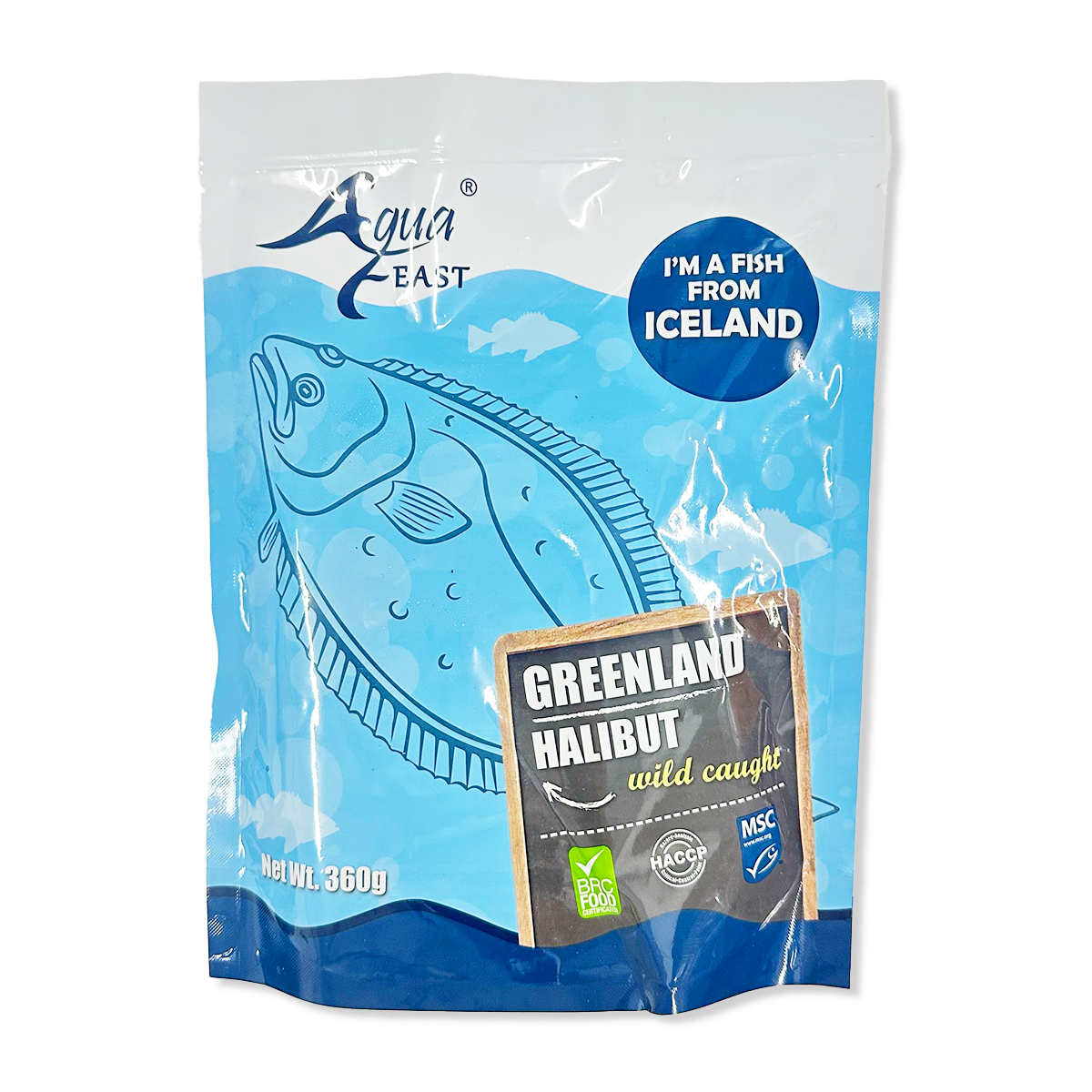 Aqua EAST - 冰島格陵蘭野生有皮比目魚扒(約330-360g)│深海直送│嫩滑香脆│煎焗炆蒸 (急凍-18℃)