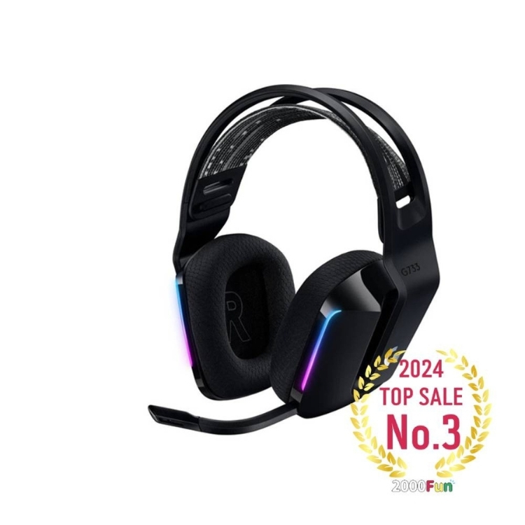 Logitech G733 Lightspeed RGB 無線遊戲耳機