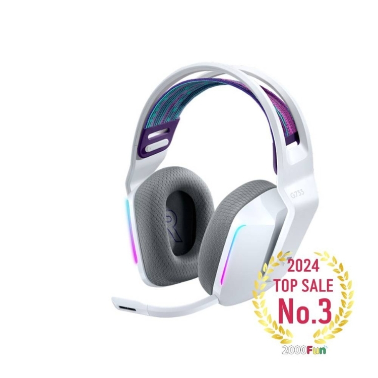 Logitech G733 Lightspeed RGB 無線遊戲耳機