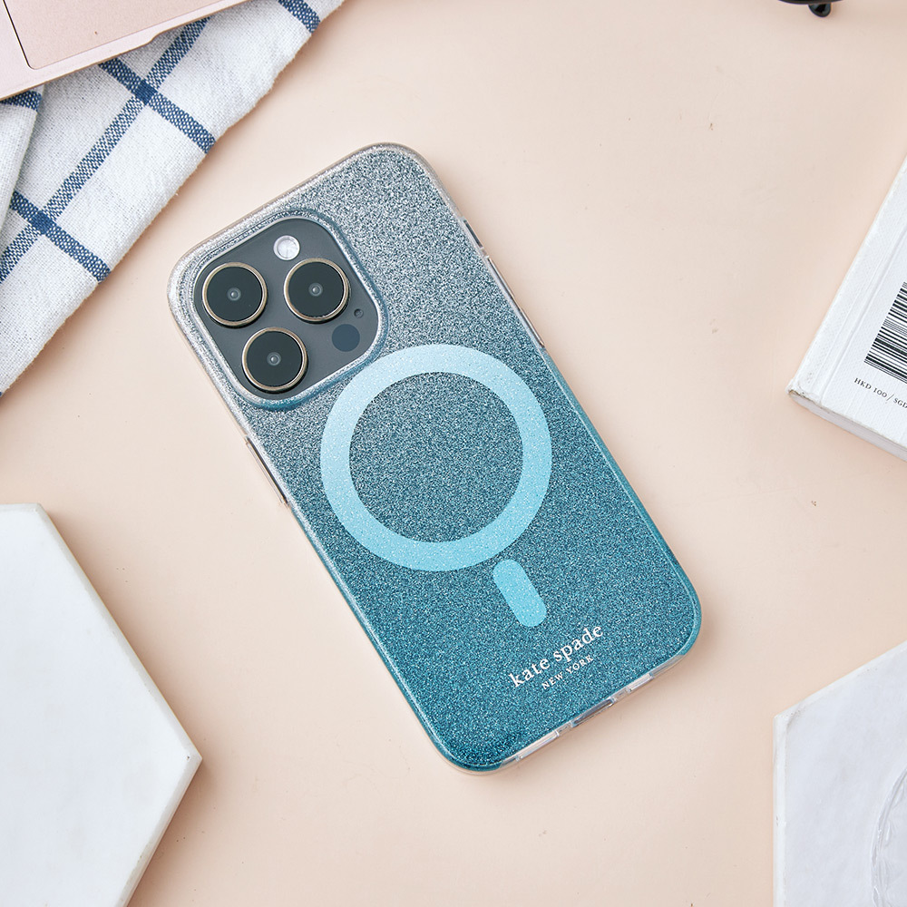 【kate spade】iPhone 15系列 MagSafe 精品手機殼 夏日晴空