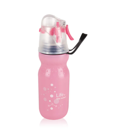 1119KM06 -KIDSME-石墨烯水樽 350ml (送兩粒冰粒) (粉紅色) (A6)