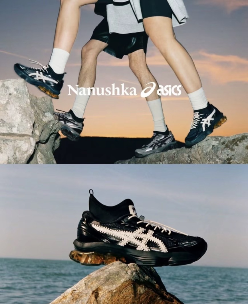 NANUSHKA Asics 亞瑟士 GEL-KINETIC FLUENT 黑色 徒步鞋