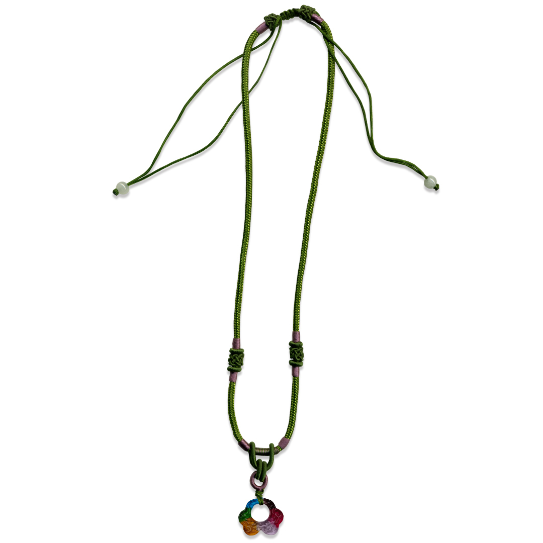 居家開運如意琉璃項鍊｜招財納福 吉祥平安 隨身護身飾品