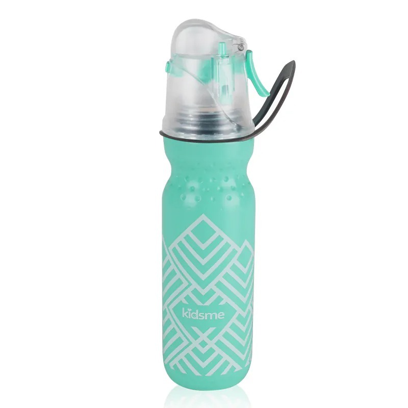 1119KM07 -KIDSME-石墨烯水樽 (500ml) (送兩粒冰粒) (湖水綠色) (淺粉紅色) (A7)