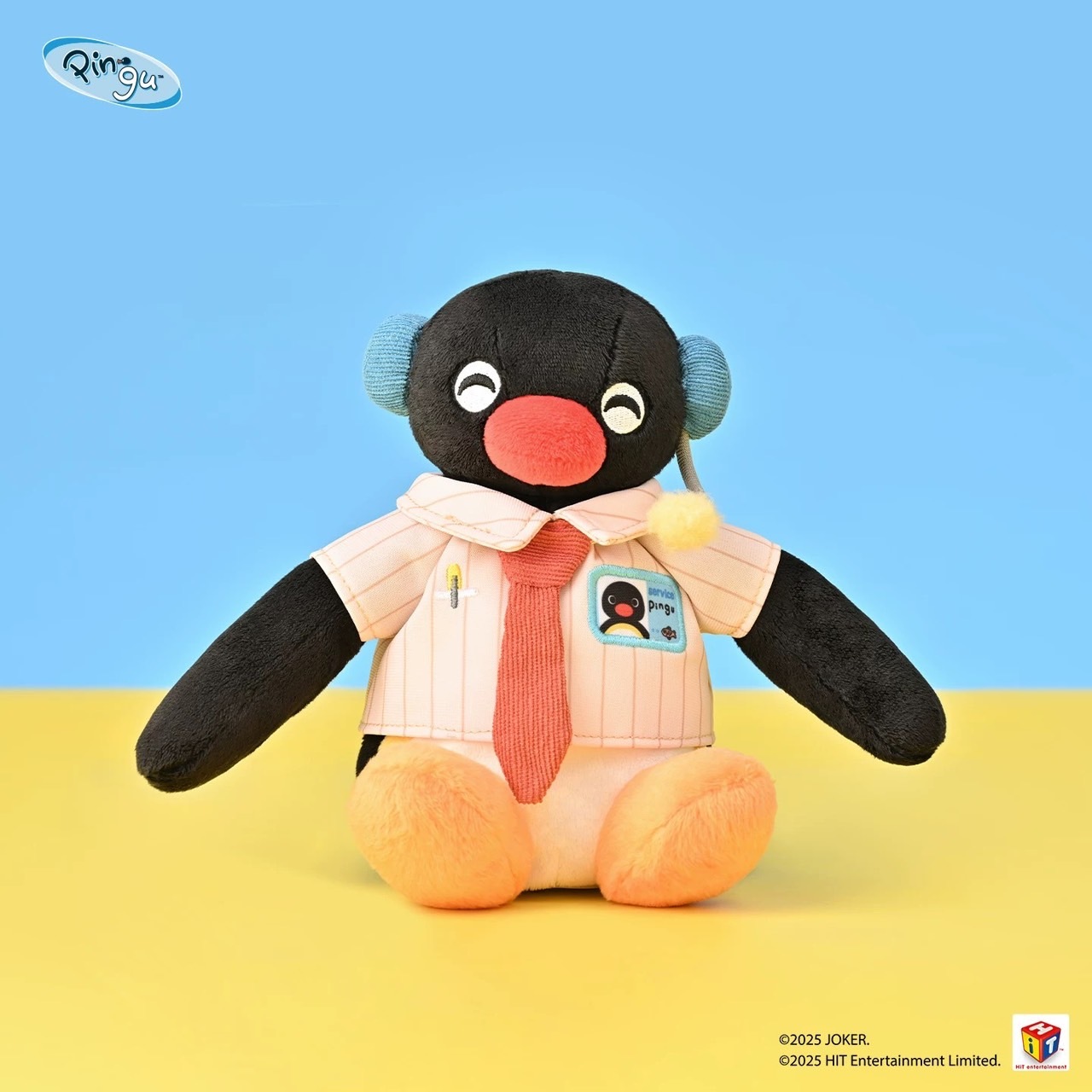 PINGU 企鵝家族 通訊系列 客服人員 玩偶
