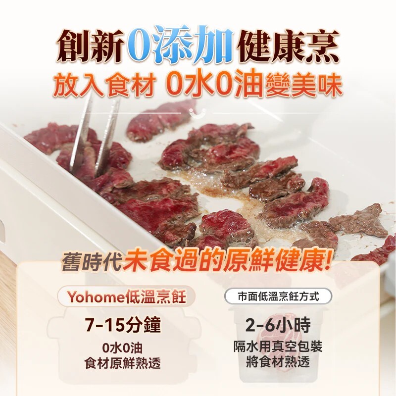 日本Yohome  FIR遠紅外全熱穿透  營養保存  嫩鮮澈脂  多功能高端  養生料理鍋【正品】分子料理技術【原裝行貨1年原廠保養】