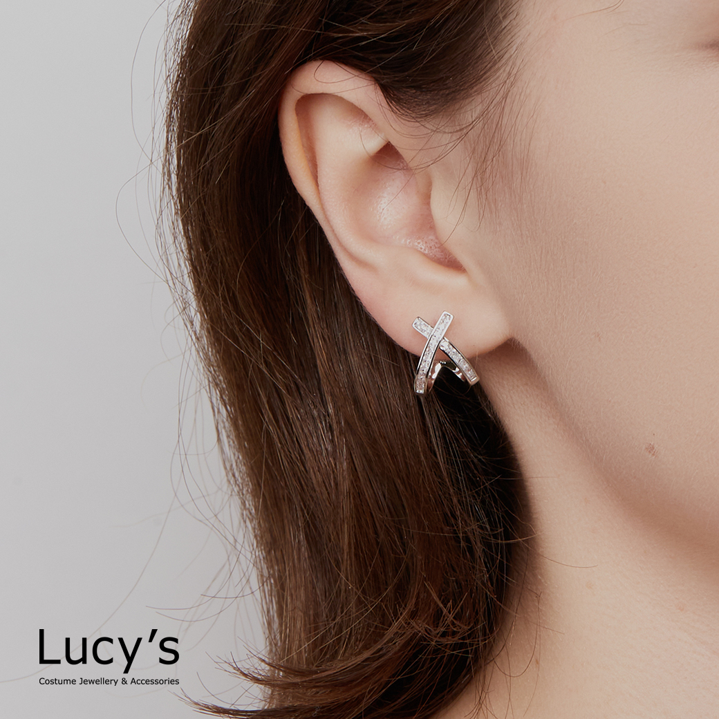 閃耀交織 耳環 (二色) (121256/121257)