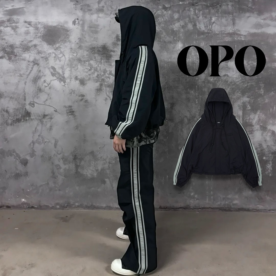 OPO線條運動短版夾克