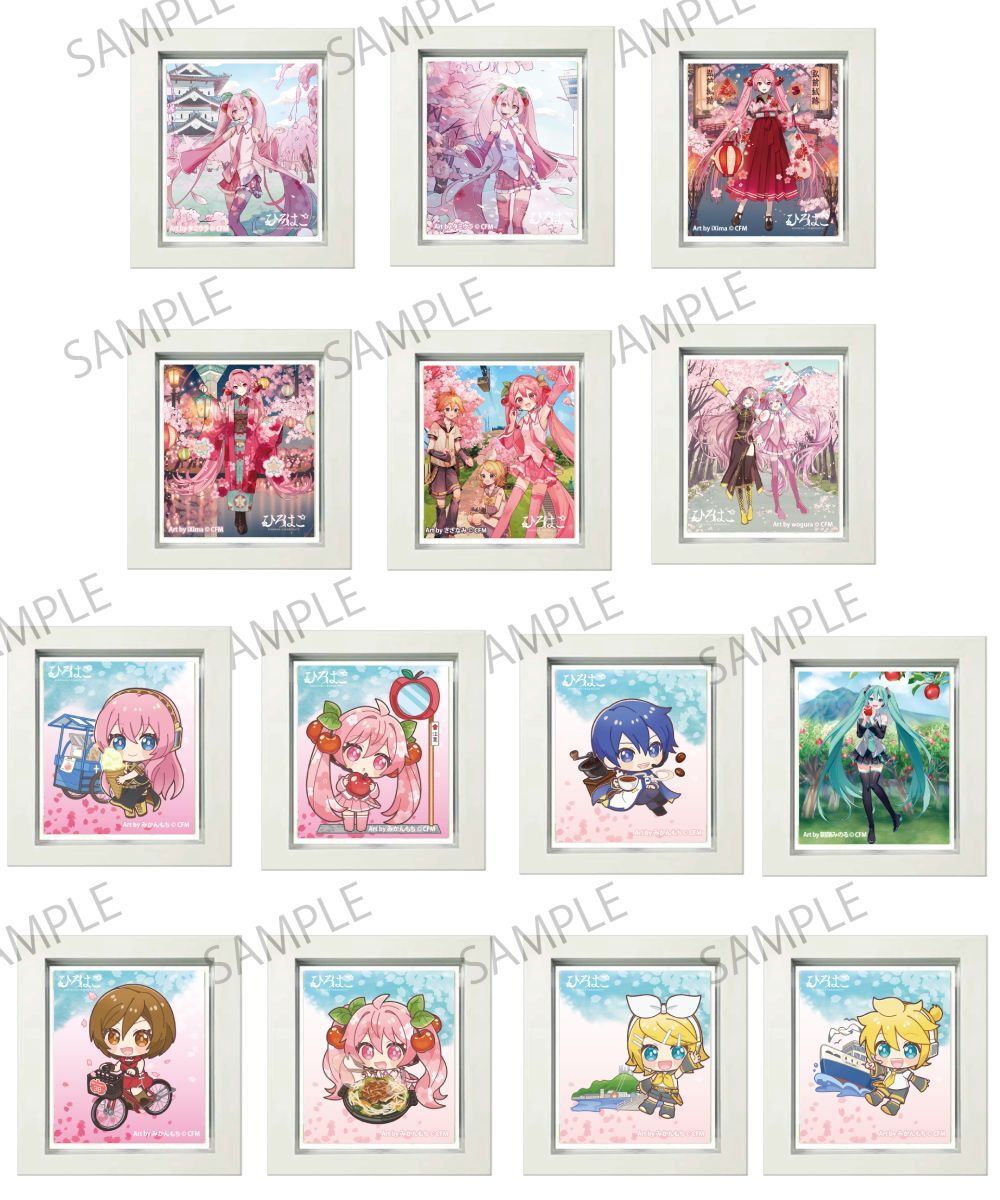 預購-「櫻未來×弘函」 相框造型磁鐵 2025 系列 【日本進口精品】