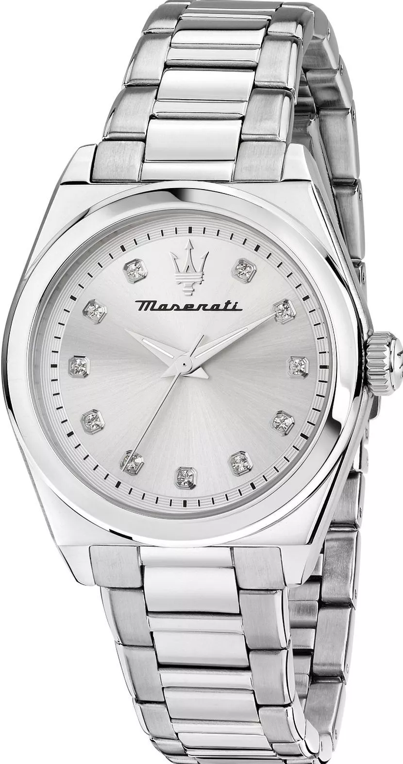 MASERATI 瑪莎拉蒂   簡約白色面盤女錶  R8853152503  錶徑: 35 MM