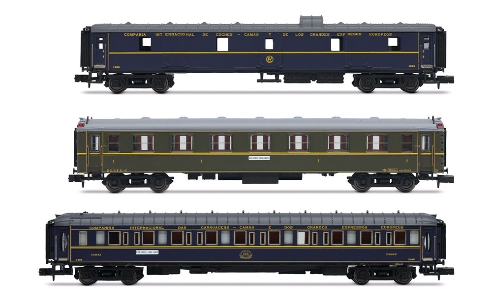 Arnold HN4486 N規 CIWL "Sud Express" 客車廂.3輛
