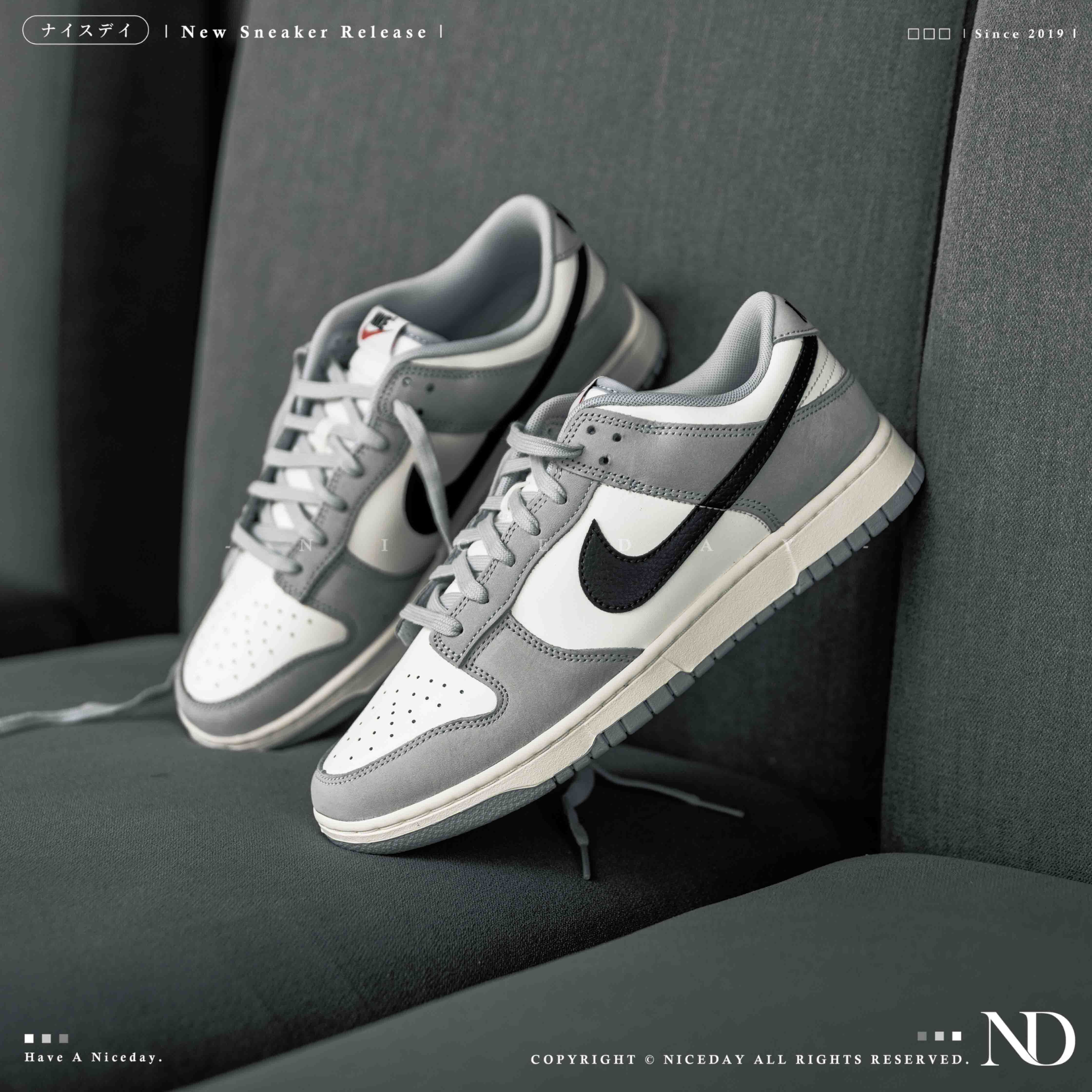 NICEDAY 代購 Nike Dunk Low 煙灰 灰黑 灰色 炭灰 灰 男鞋 復古 IB3079-101