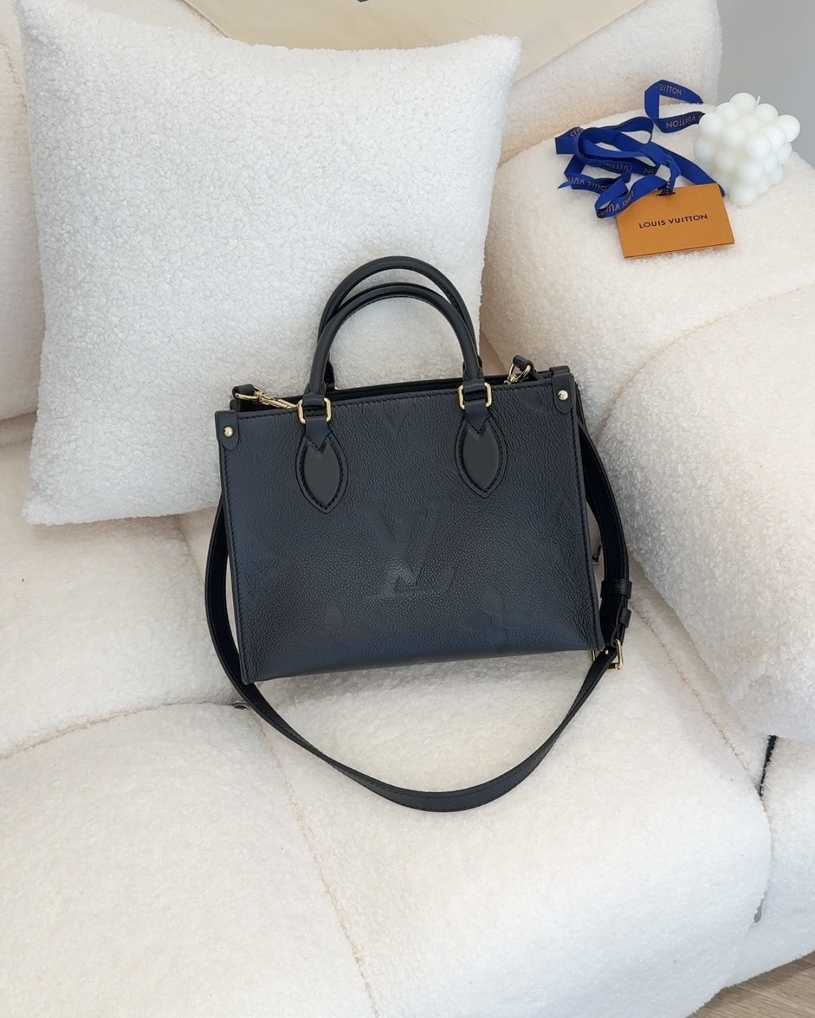 LV｜ON THE GO PM 托特包 黑色 M45653
