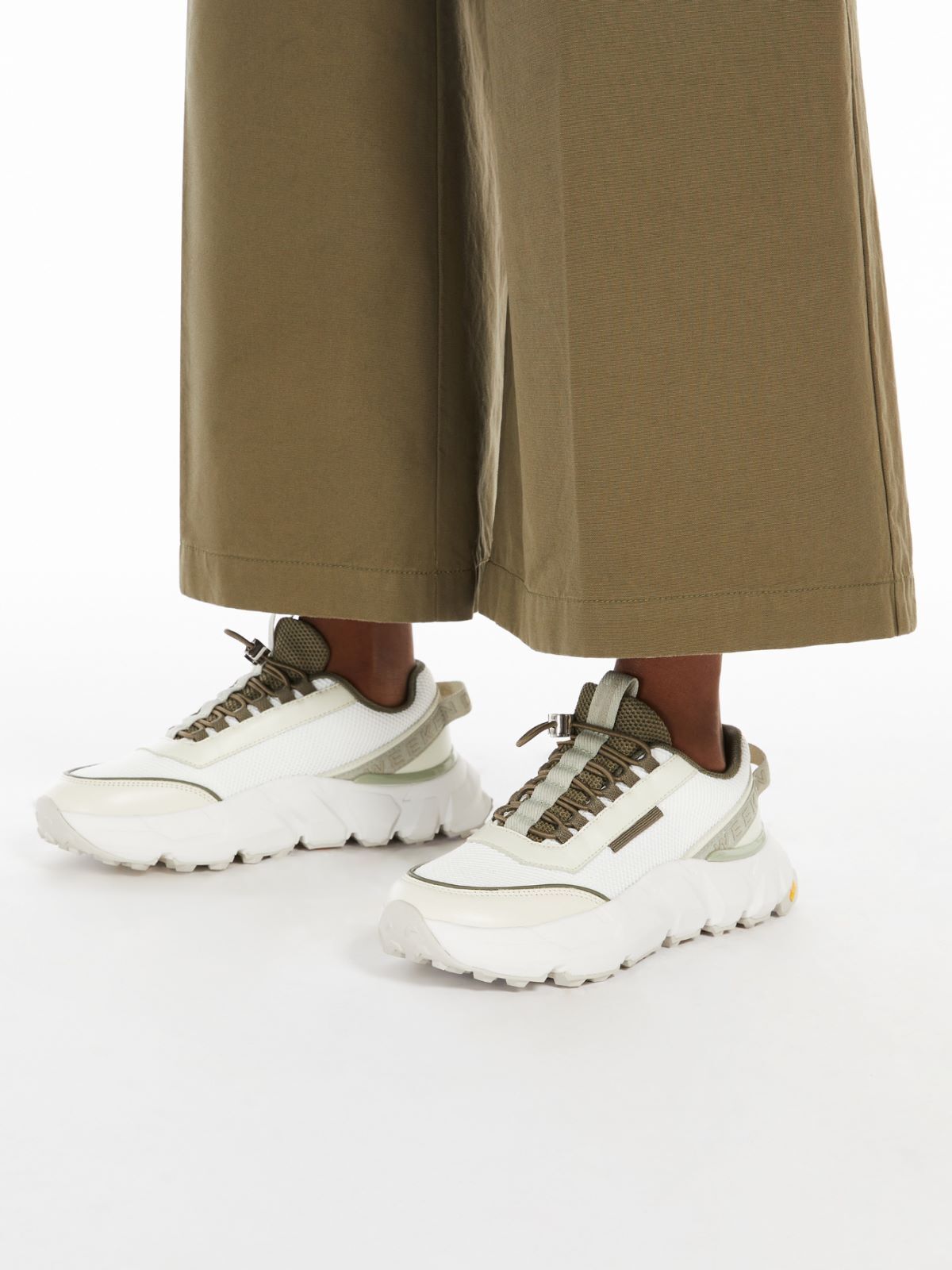 MaxMara真皮透氣運動鞋