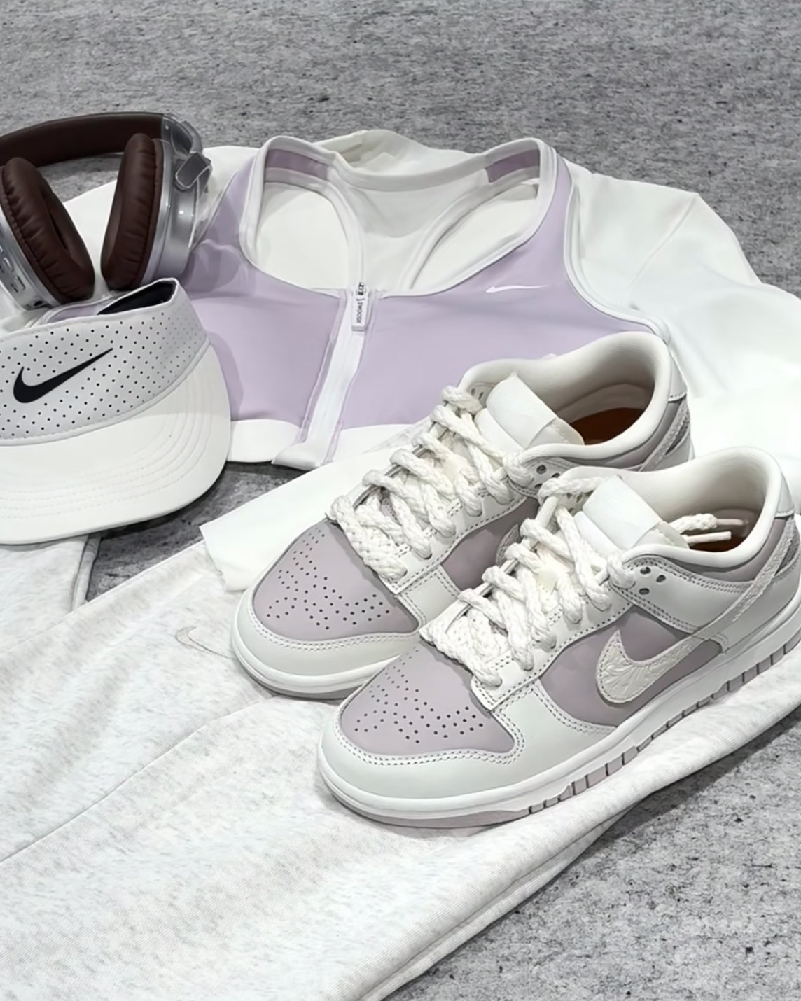 Nike Dunk Low Needlework 浮雕 麻繩 香芋紫 IH0639-011