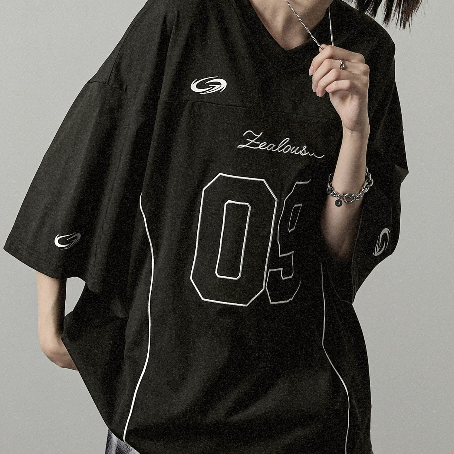 ALFRED ALEX 曲棍球風編號 短袖 上衣 春夏服飾 男女