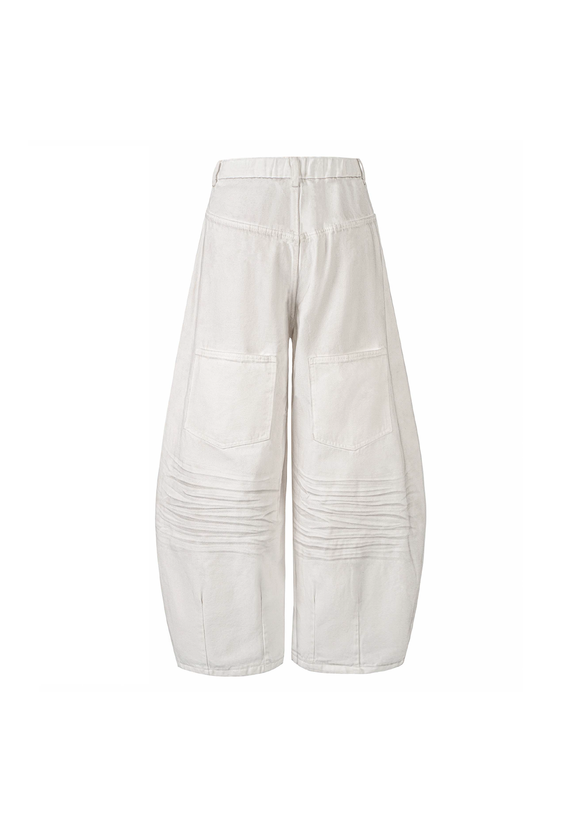 - SIMPLEACTION - 美式水洗刷舊彎刀牛仔褲