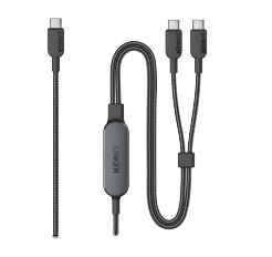 Anker 2-in-1 USB C to USB C Cable 140W 充電線 (1.2m) A8895H11 (香港原裝行貸,一年保養)