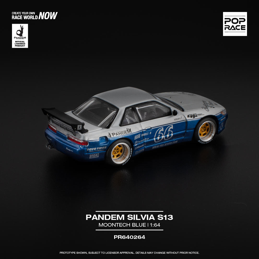 【預訂】Pop Race Pandem Silvia S13 Moontech Blue